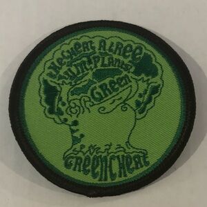 RARE Green The Cheat Sew-on Patch Official Homestar Runner Strong Bad Vintage